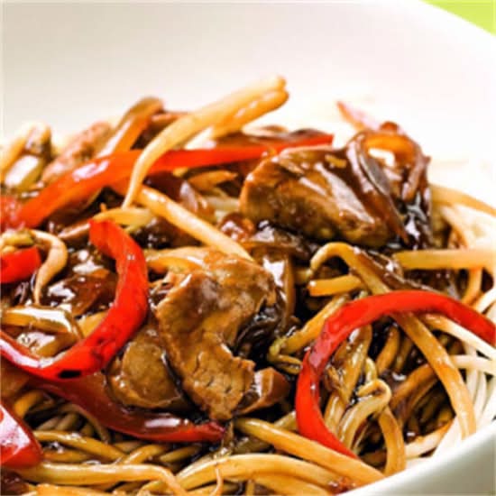 BBQ Pork Chop Suey 叉燒雜碎